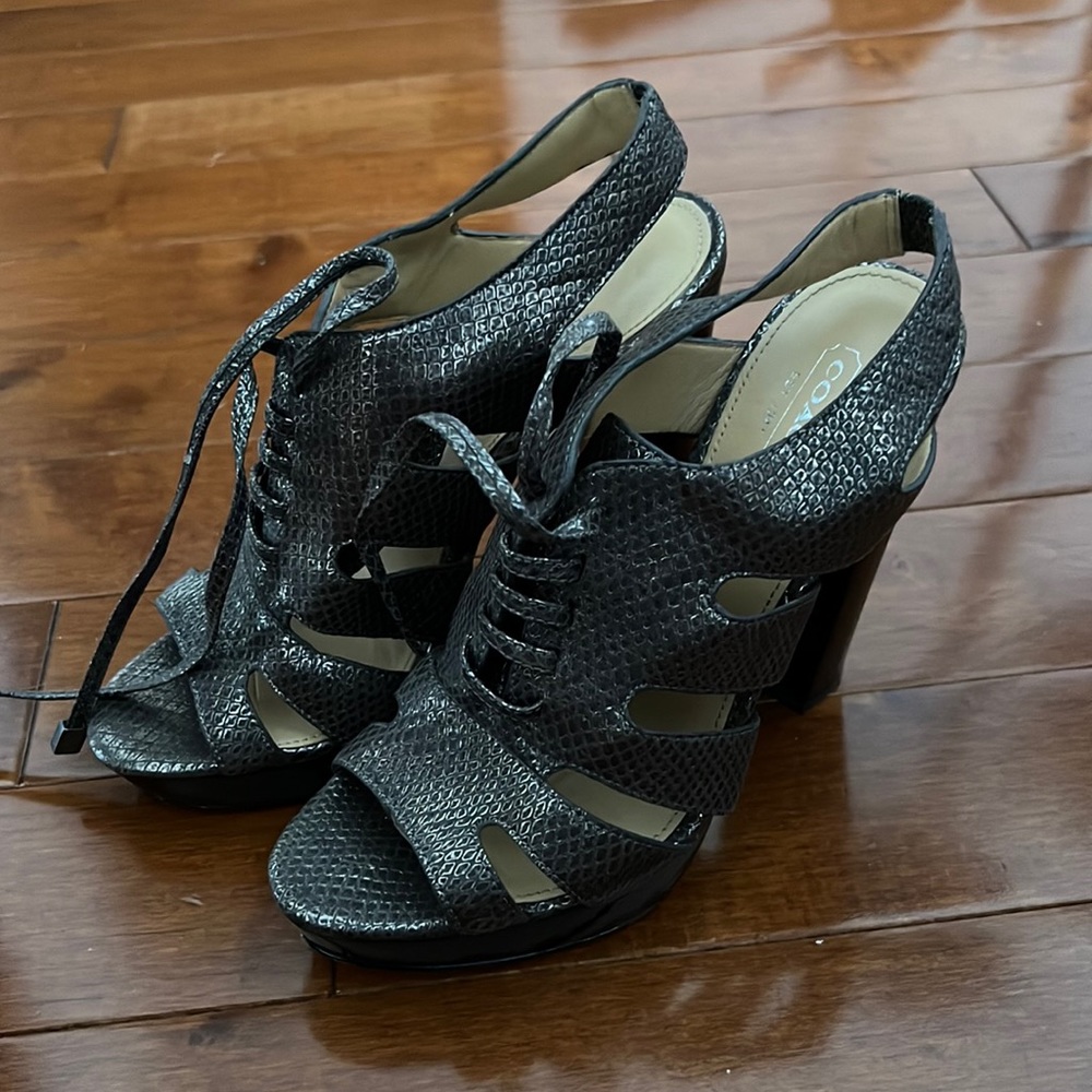 Coach Block Heels!